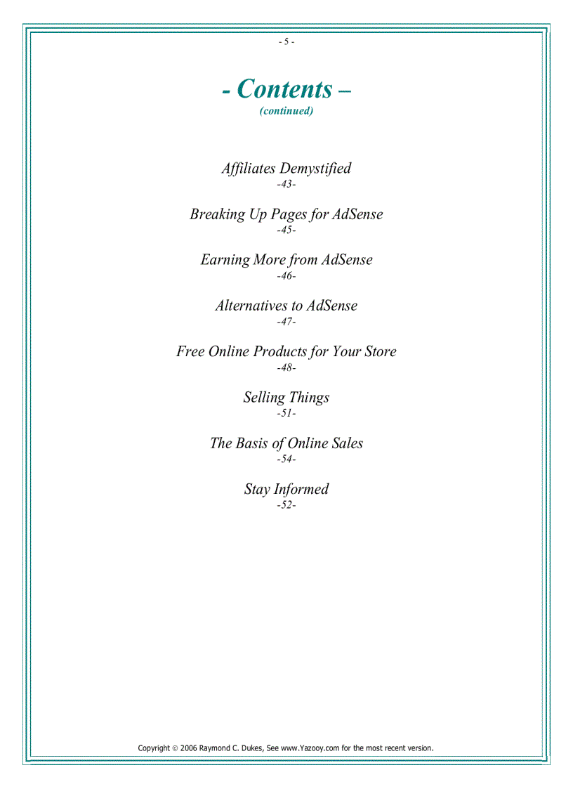 image for page How to Succeed in Online Marketing Sales Because of Proven Techniques by Raymond C Dukes