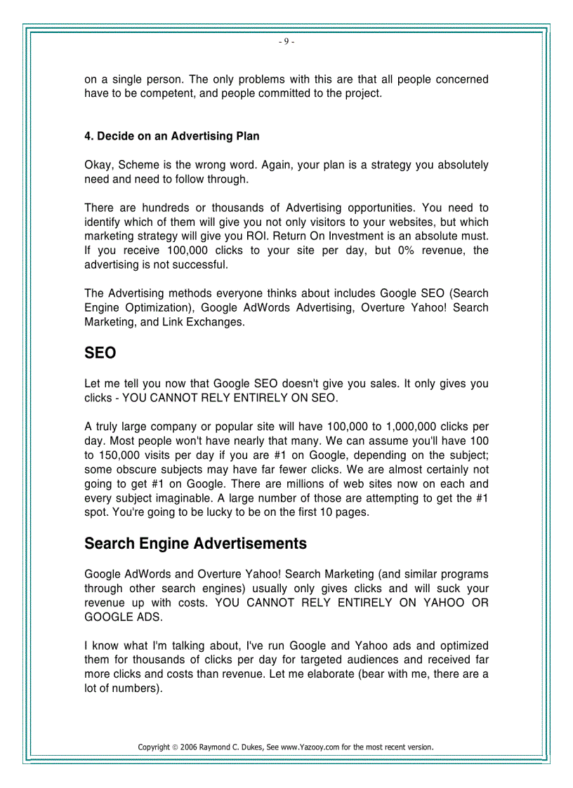 image for page How to Succeed in Online Marketing Sales Because of Proven Techniques by Raymond C Dukes