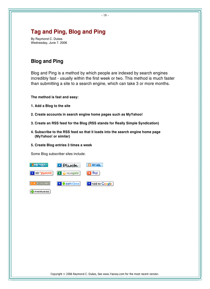 image for page How to Succeed in Online Marketing Sales Because of Proven Techniques by Raymond C Dukes