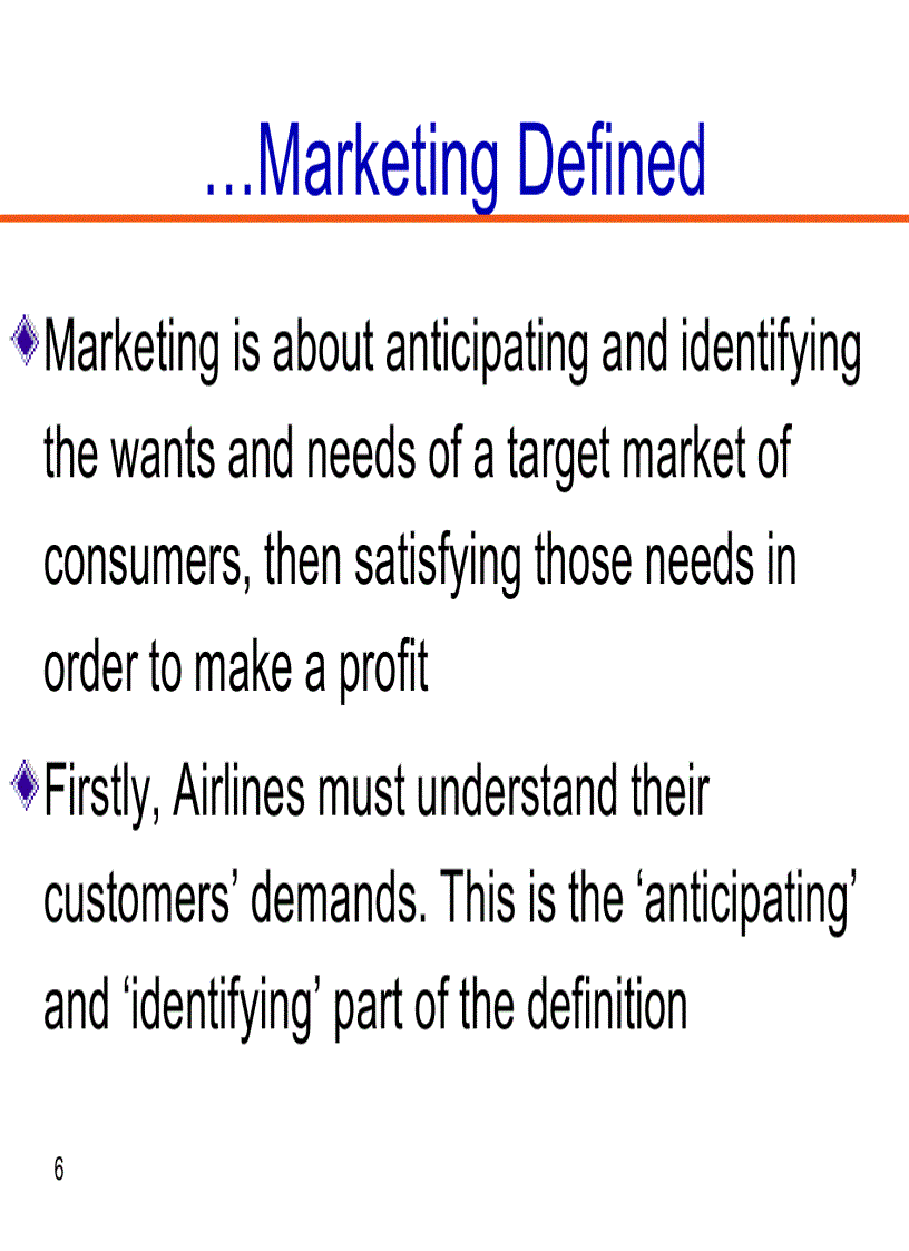 image for page Marketing Slides for Airlines