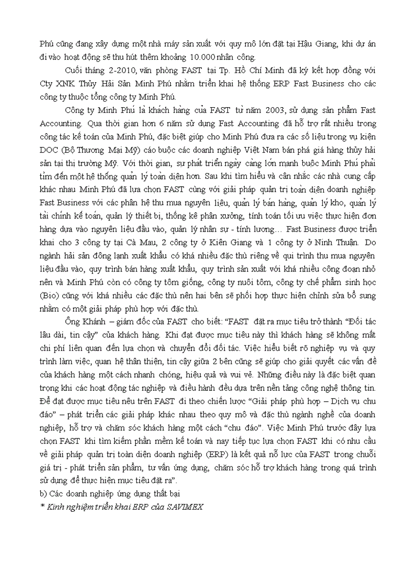 image for page Trình bày về ERP và thực trạng ứng dụng ERP vào các doanh nghiệp nhập khẩu tại Việt Nam