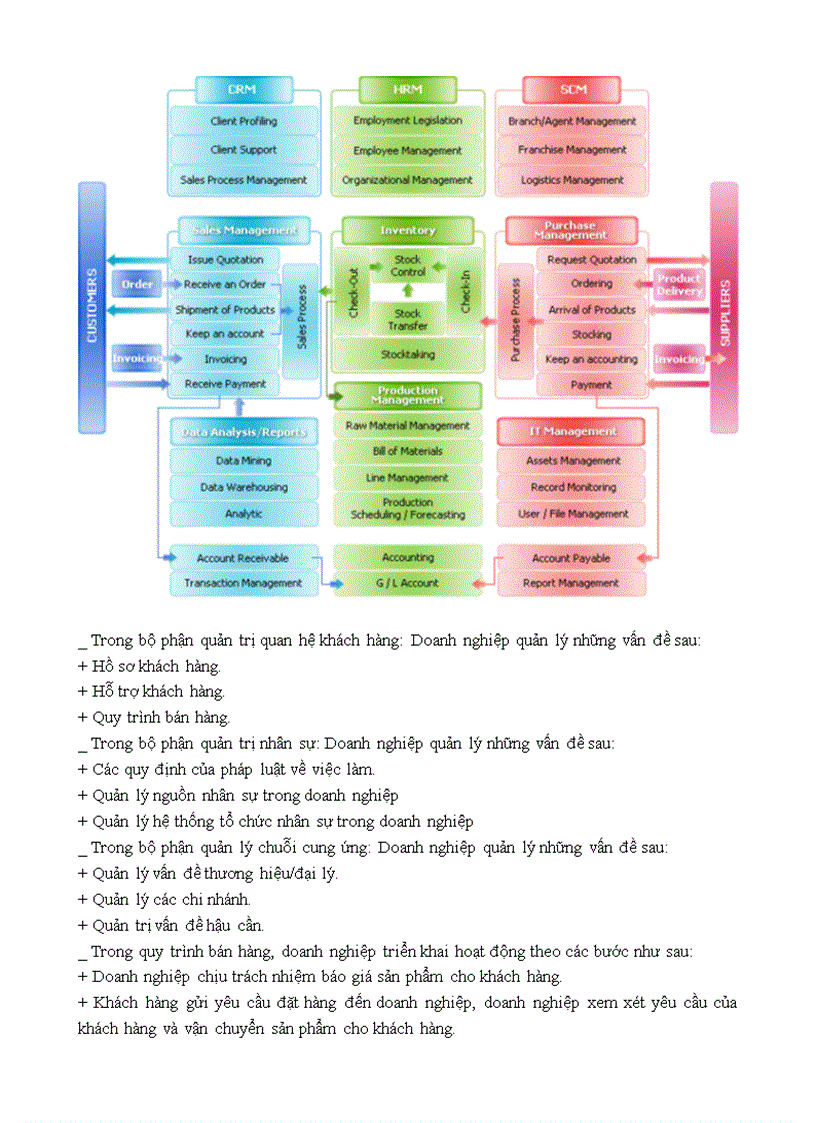 image for page Trình bày về ERP và thực trạng ứng dụng ERP vào các doanh nghiệp nhập khẩu tại Việt Nam