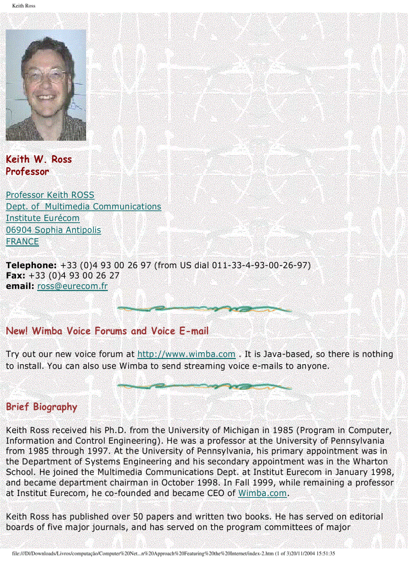 image for page Computer Networking A Top Down Approach Featuring the Internet