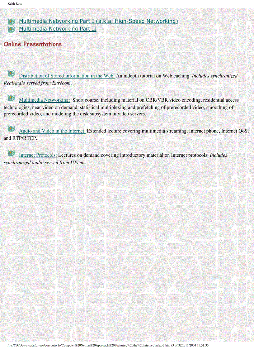 image for page Computer Networking A Top Down Approach Featuring the Internet