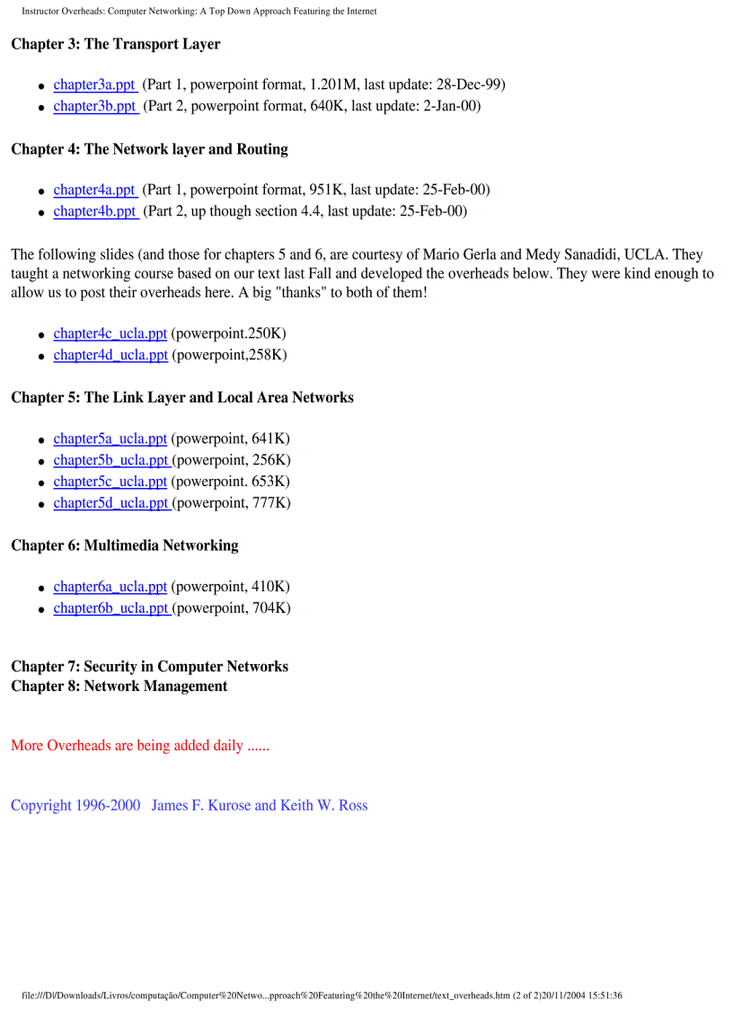 image for page Computer Networking A Top Down Approach Featuring the Internet
