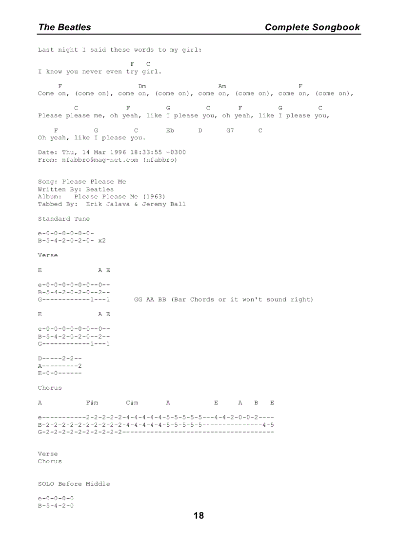 image for page Bộ sưu tập tất cả lời bài hát của The Beatles