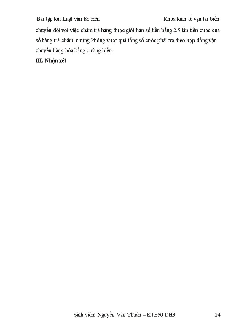 image for page Tìm hiểu trách nhiệm và miễn trách của người vận chuyển và giải quyết bồi thường tổn thất theo quy định của bộ luật Hàng hải Việt Nam năm2005