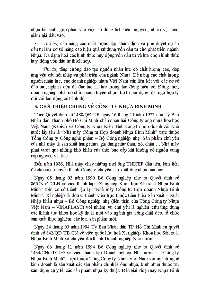 image for page Phân tích tình hình tài chính CTCP Nhựa Bình Minh mã chứng khoán BMP HOSE