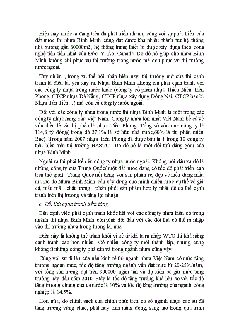 image for page Phân tích tình hình tài chính CTCP Nhựa Bình Minh mã chứng khoán BMP HOSE