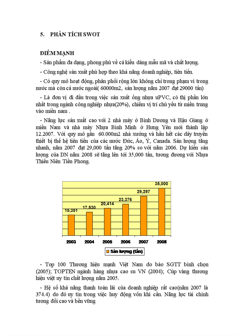 image for page Phân tích tình hình tài chính CTCP Nhựa Bình Minh mã chứng khoán BMP HOSE
