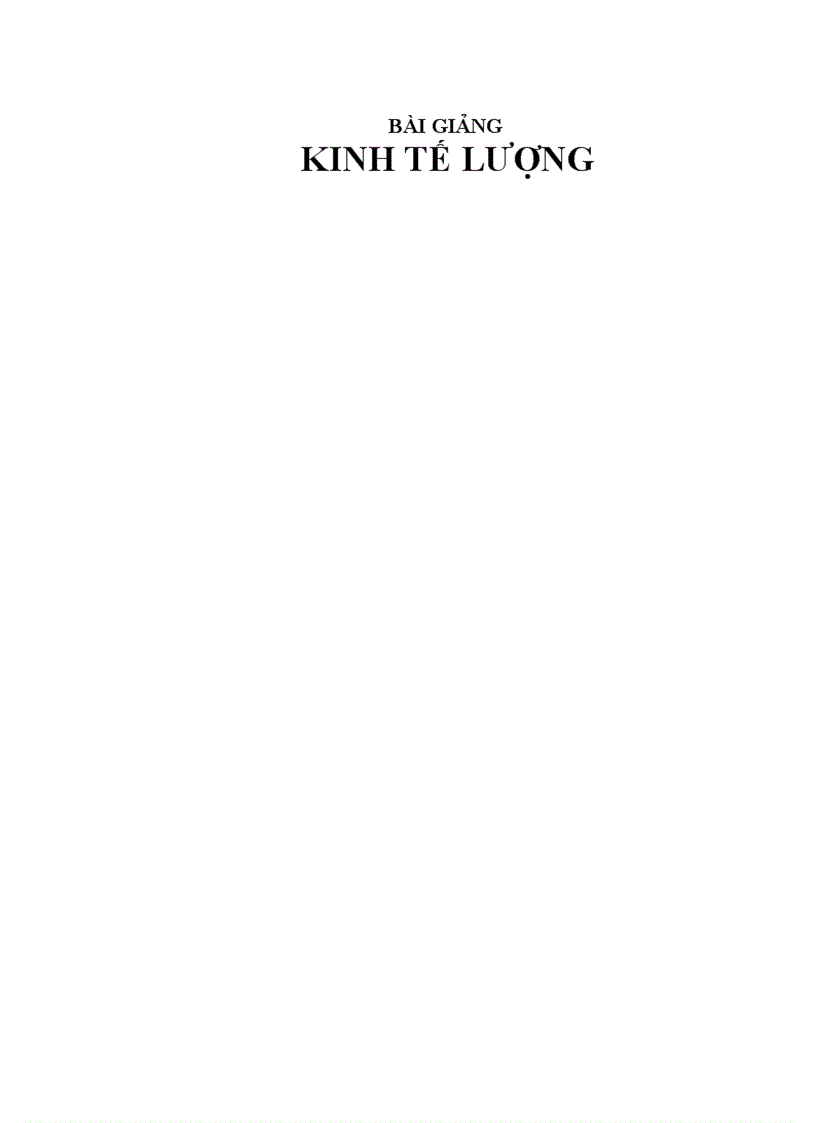 image for page Bài giảng kinh tế lượng