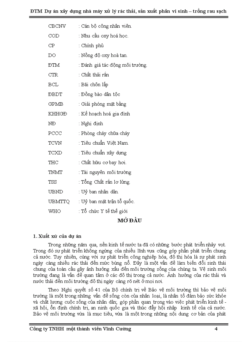 image for page Đánh giá tác động môi trường dự án xây dựng nhà máy xử lý rác thải sản xuất phân vi sinh trồng rau sạch