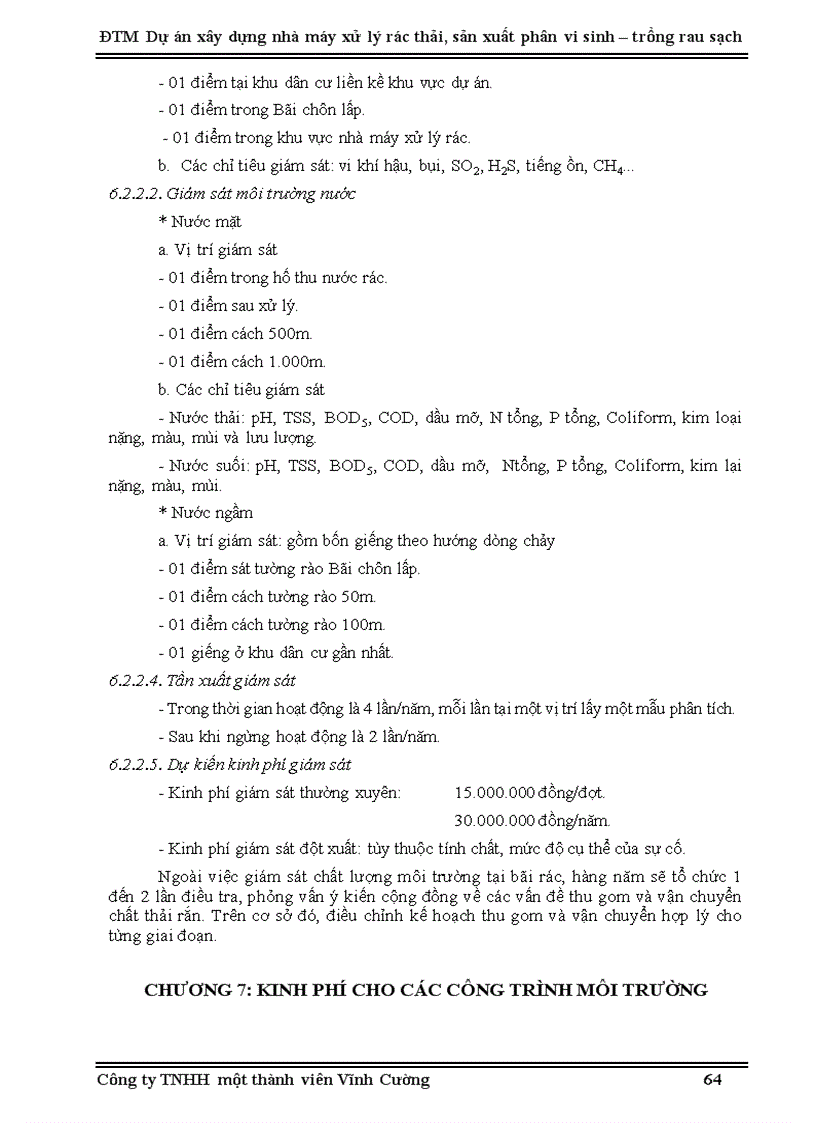 image for page Đánh giá tác động môi trường dự án xây dựng nhà máy xử lý rác thải sản xuất phân vi sinh trồng rau sạch