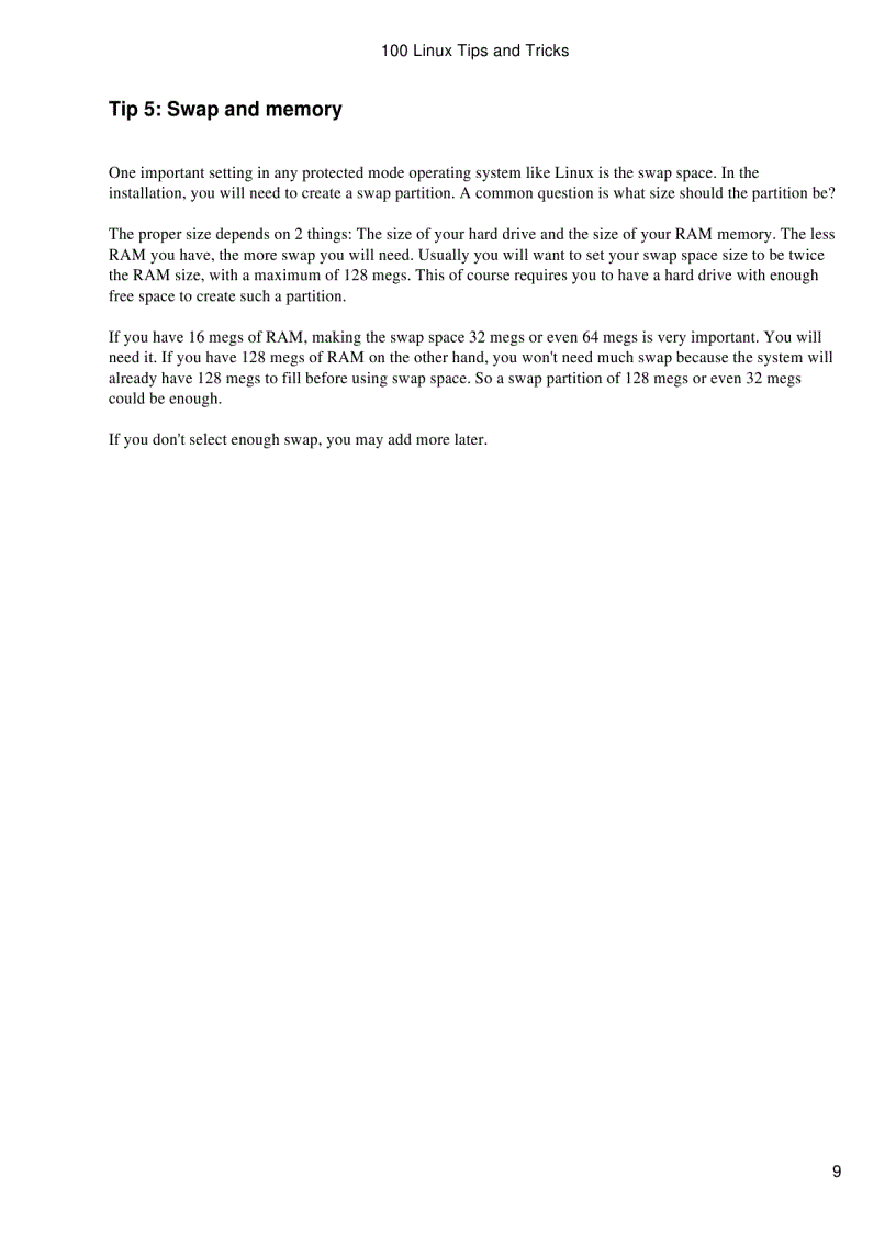 image for page 100 Linux Tips and Tricks