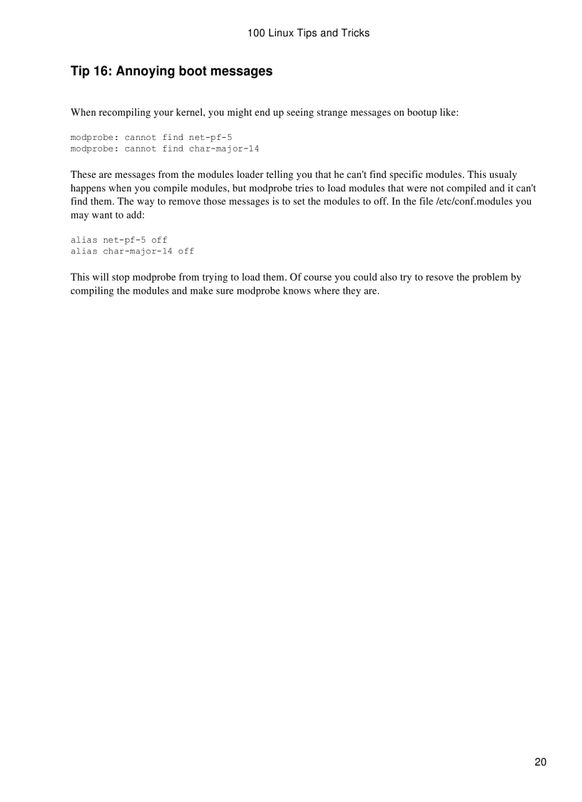 image for page 100 Linux Tips and Tricks