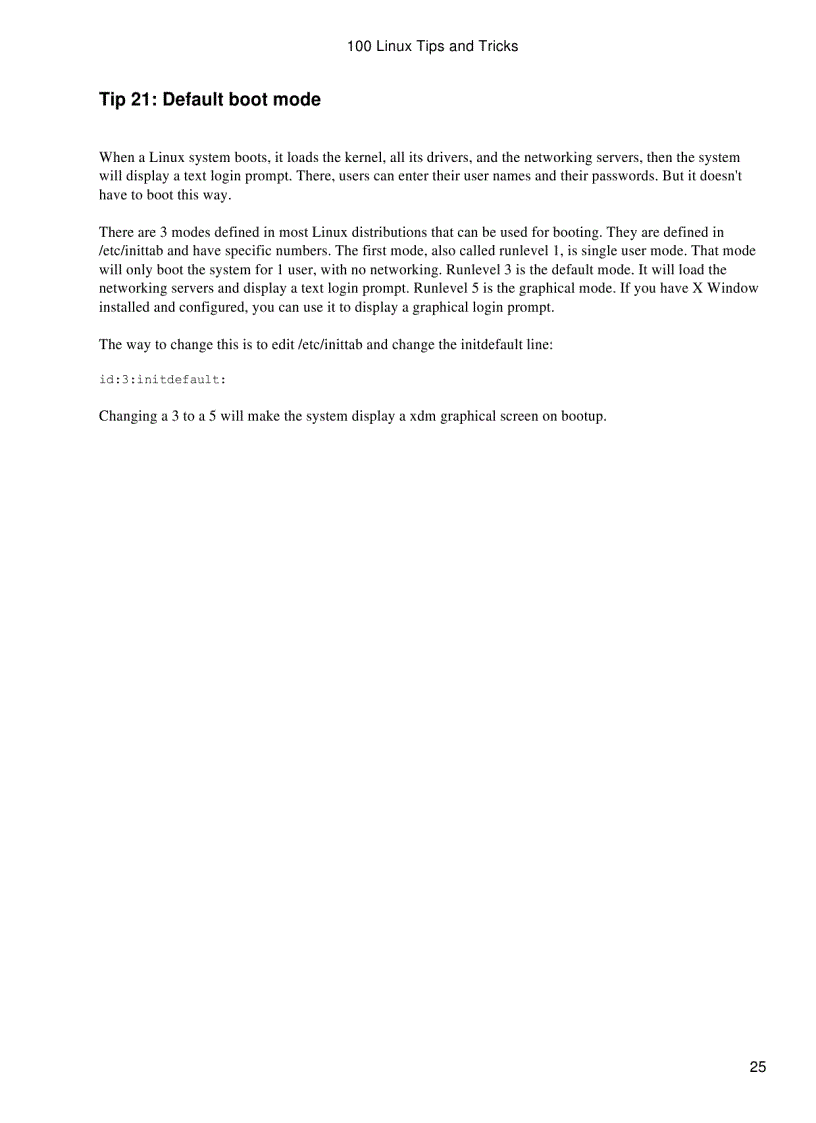 image for page 100 Linux Tips and Tricks