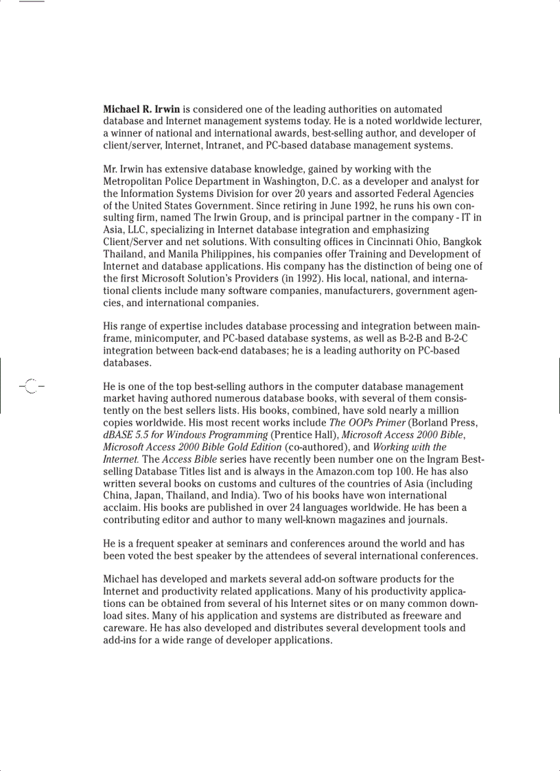 image for page Access 2002 Bible