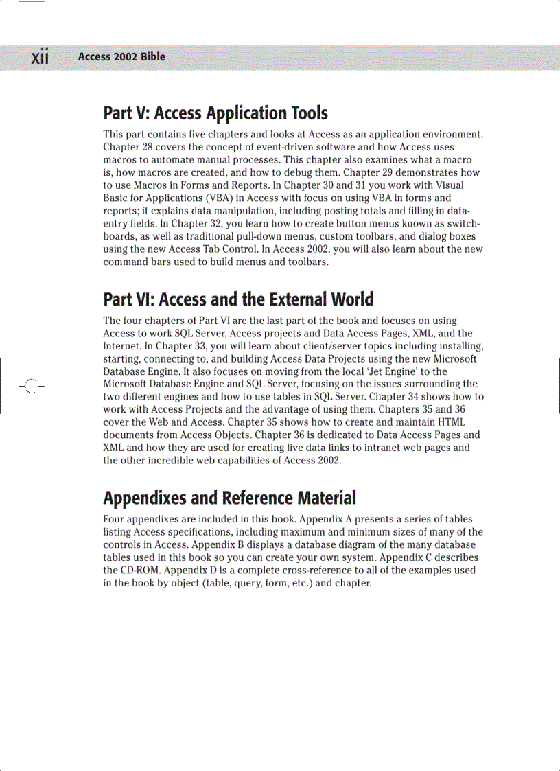 image for page Access 2002 Bible