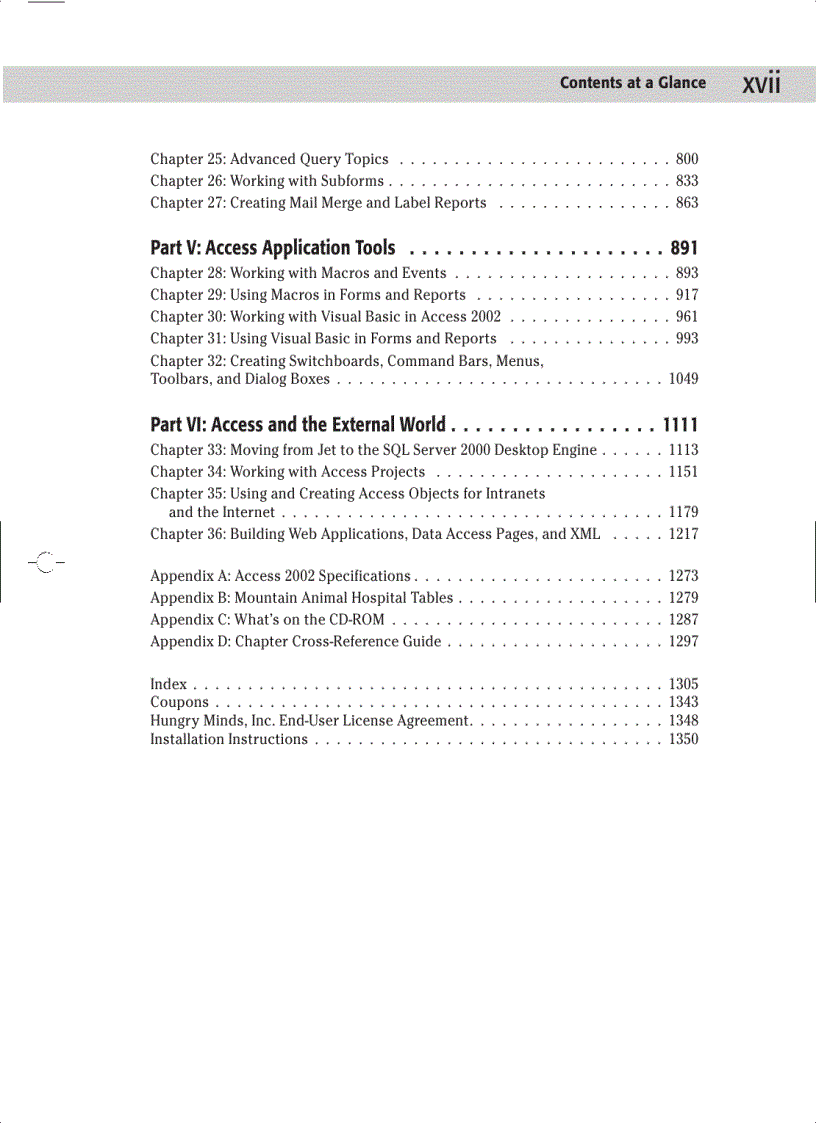 image for page Access 2002 Bible