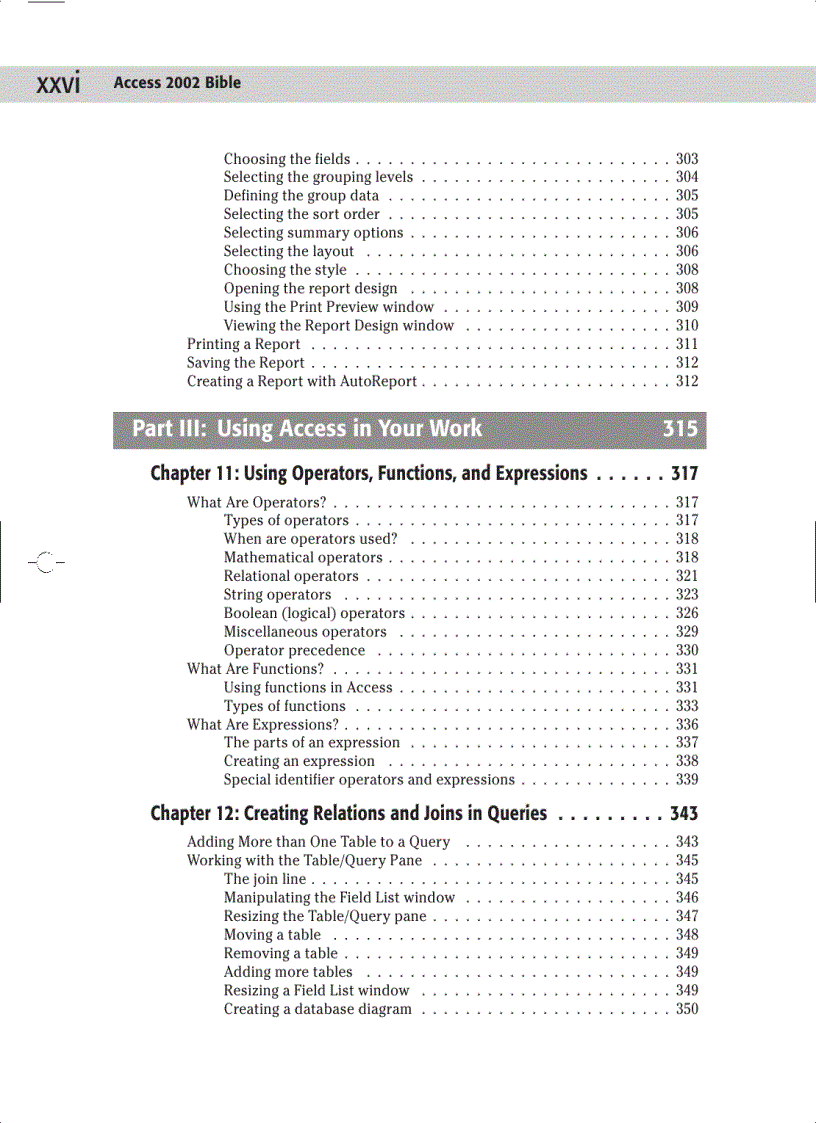 image for page Access 2002 Bible