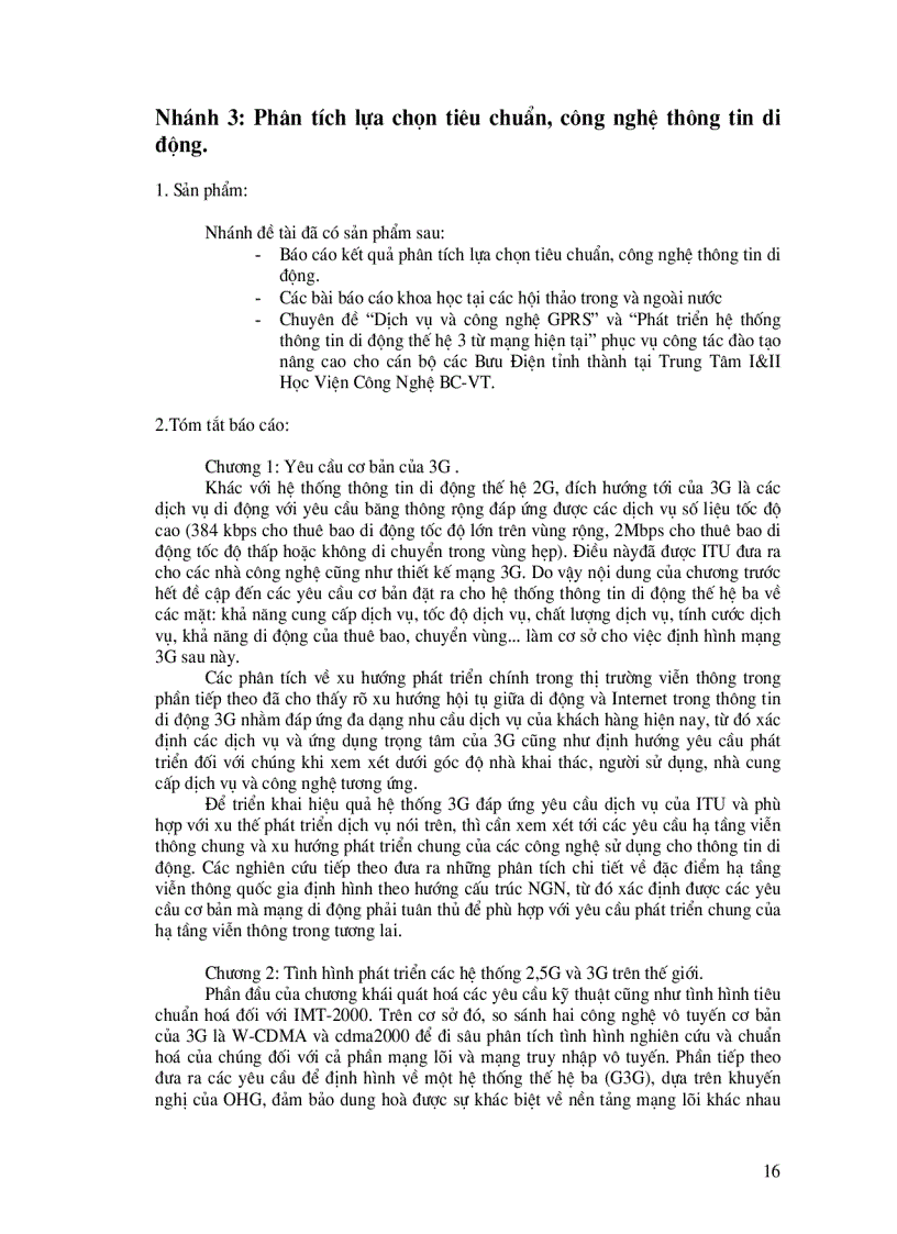 image for page Nghiên cứu tiếp thu và phát triển công nghệ điện thoại di động 3g