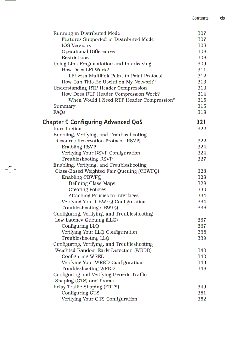 image for page Administering cisco qos for ip networks