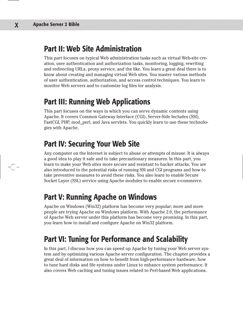 image for page Apache Server 2 Bible