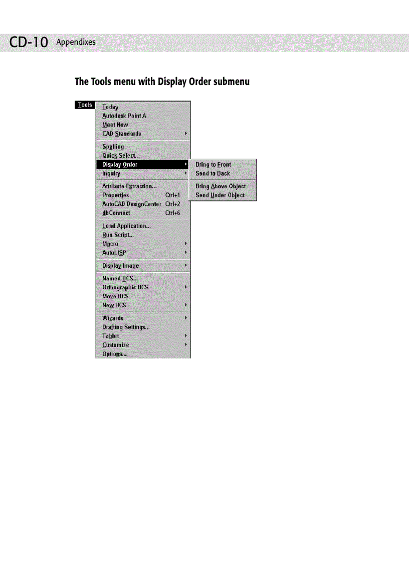 image for page AutoCAD 2002 Menus and Toolbars