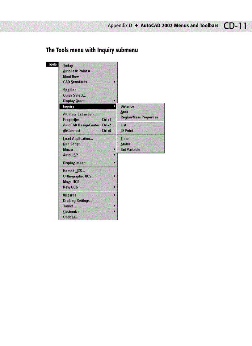 image for page AutoCAD 2002 Menus and Toolbars