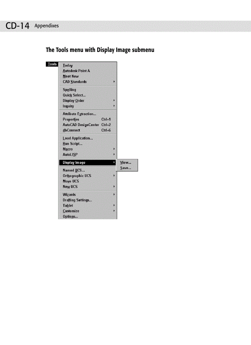 image for page AutoCAD 2002 Menus and Toolbars