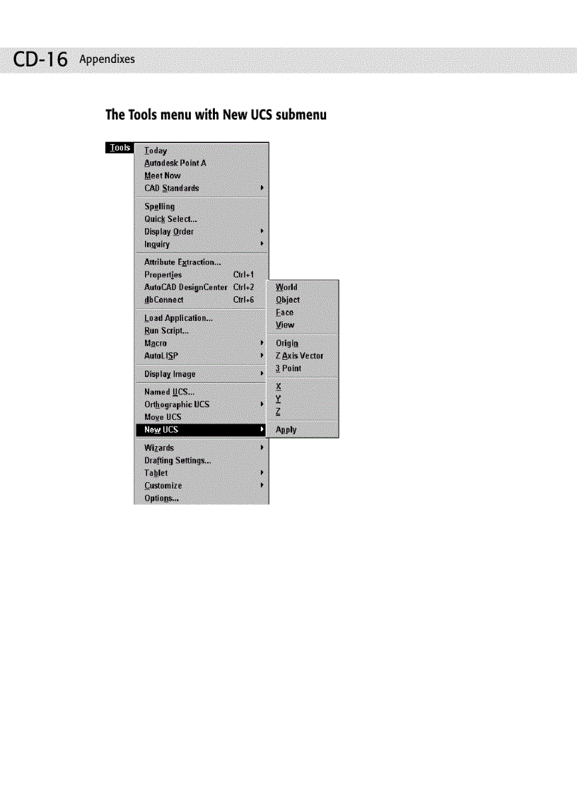 image for page AutoCAD 2002 Menus and Toolbars