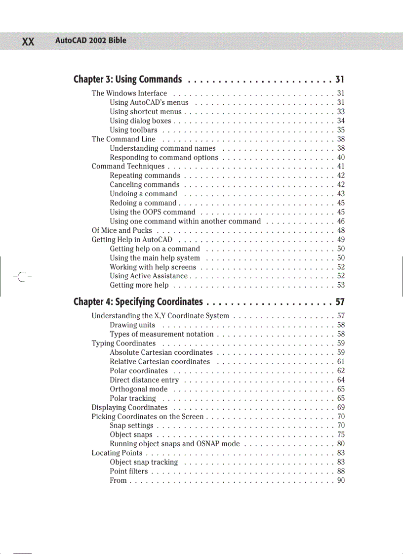 image for page Autocad 2002 bible