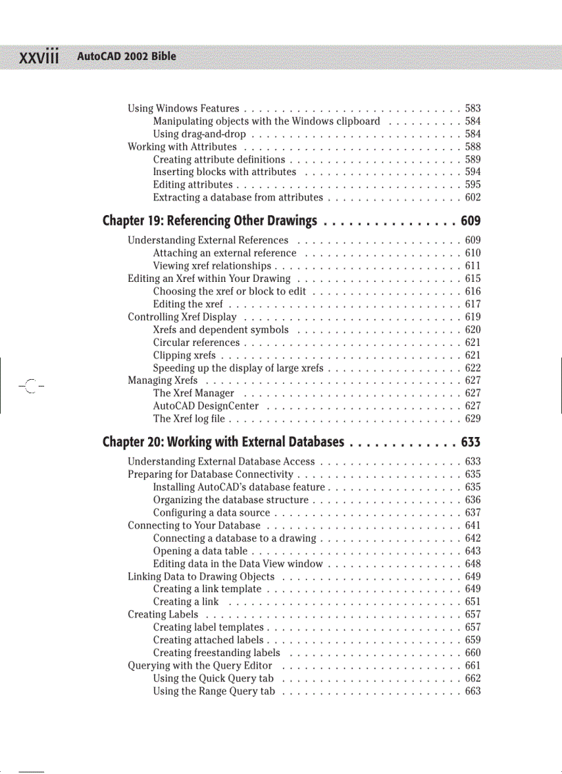image for page Autocad 2002 bible