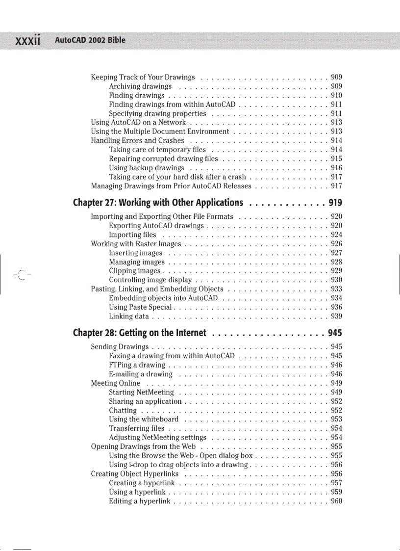 image for page Autocad 2002 bible