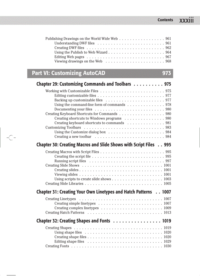 image for page Autocad 2002 bible
