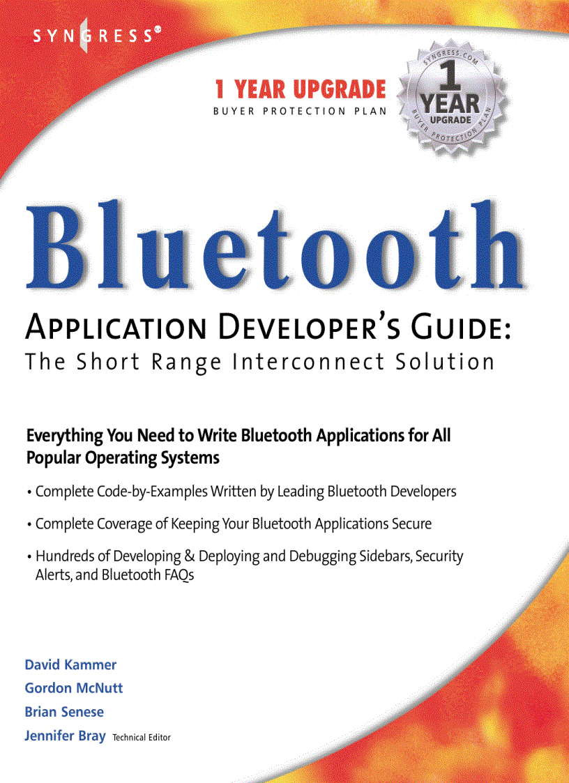 Bluetooth Application Developers Guide