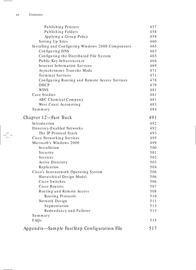 image for page Building Cisco Networks for Windows 2000