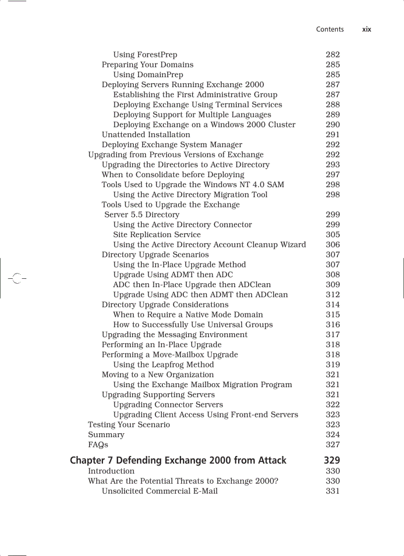image for page Configuring Exchange 2000 Server