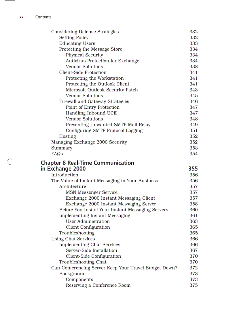 image for page Configuring Exchange 2000 Server