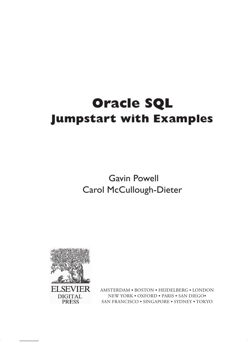 image for page Oracle sql jumpstart with examples