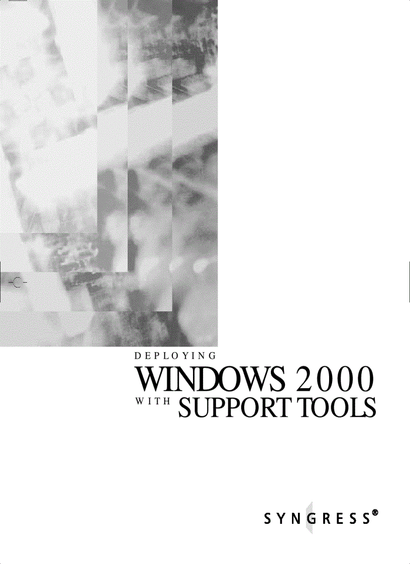 image for page Deploying Windows 2000 with Support Tools