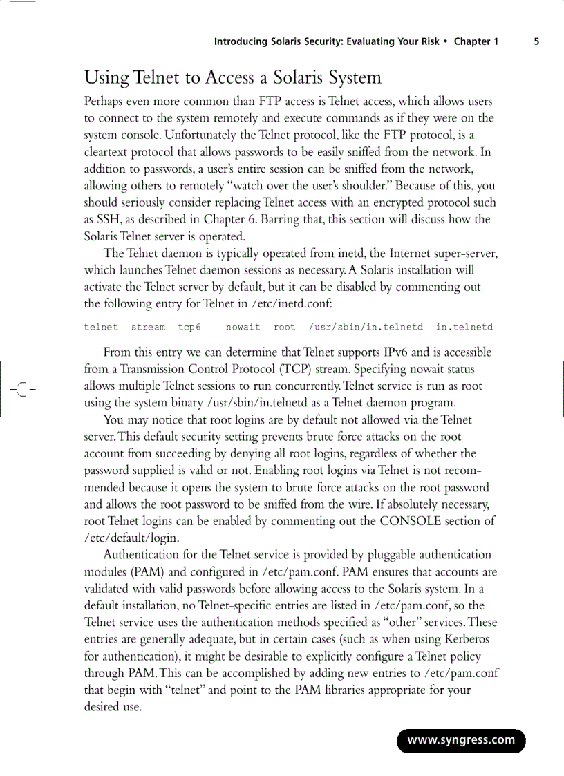 image for page Hack proofing Sun Solaris 8