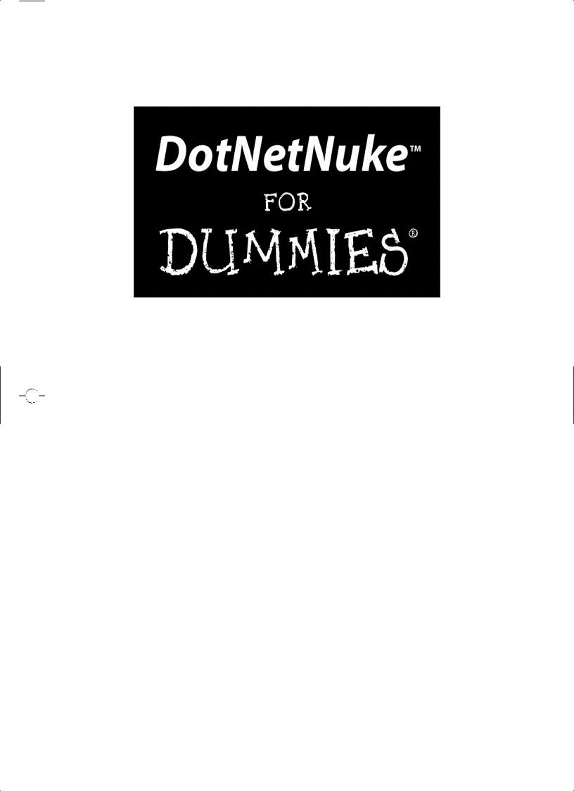 image for page Dotnetnuke for dummies