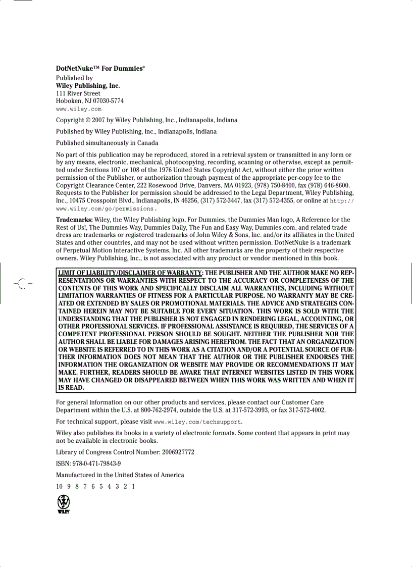 image for page Dotnetnuke for dummies