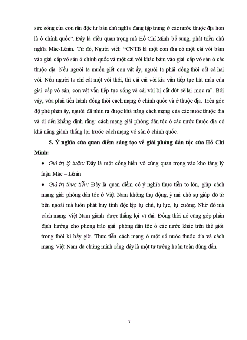 image for page Đánh giá nội dung tư tưởng quan điểm sáng tạo của Hồ Chí Minh về cách mạng giải phóng dân tộc