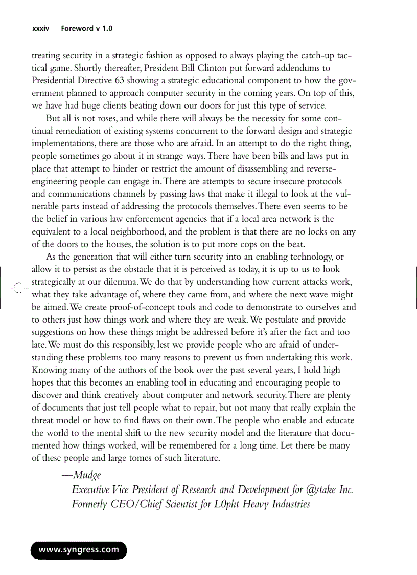 image for page Hack Proofing Your Network Second Edition