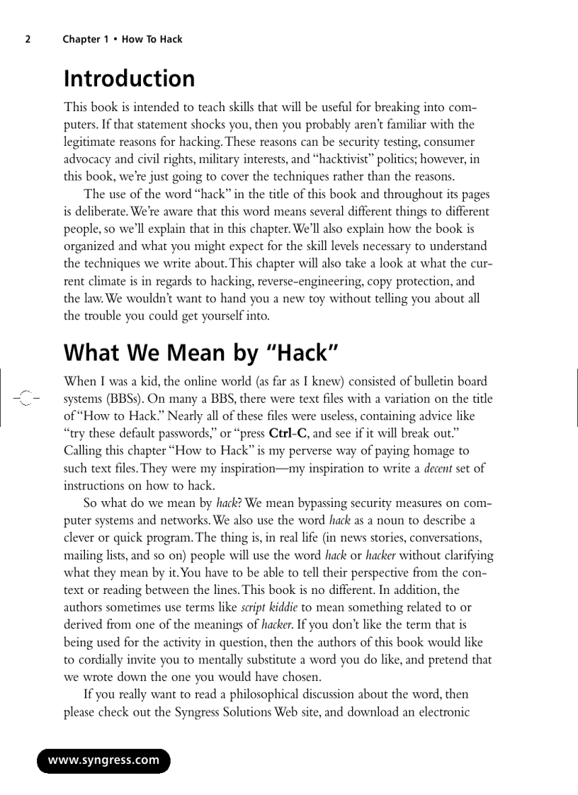 image for page Hack Proofing Your Network Second Edition