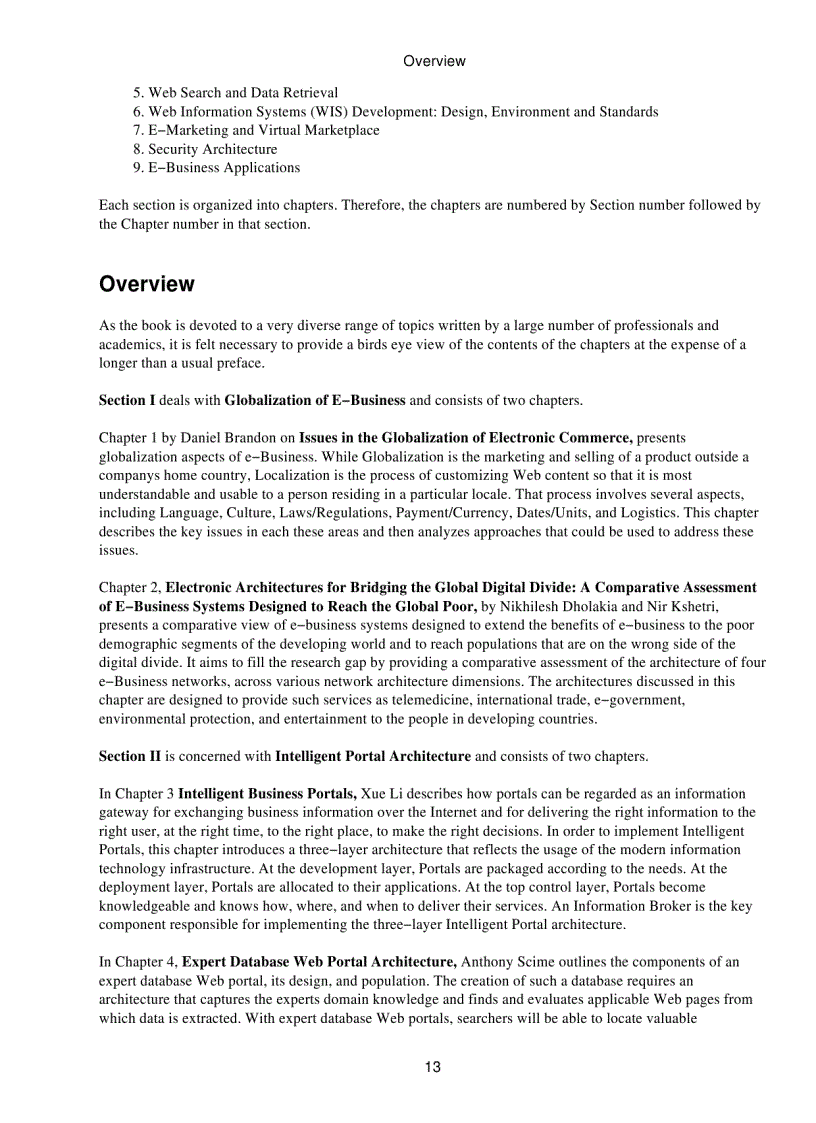 image for page Architectural issues of web enabled electronic business