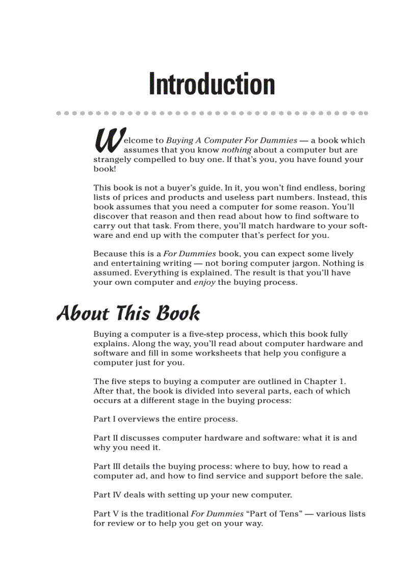 image for page Buying a computer for dummies