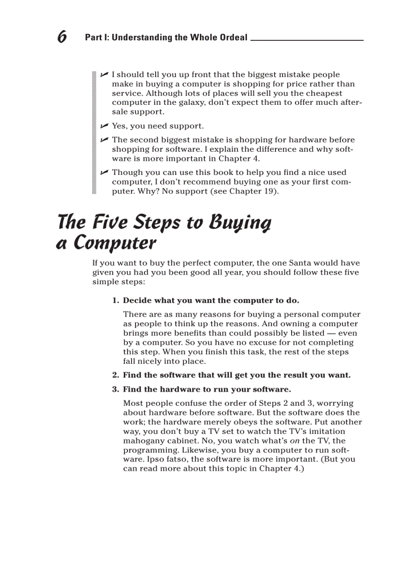 image for page Buying a computer for dummies